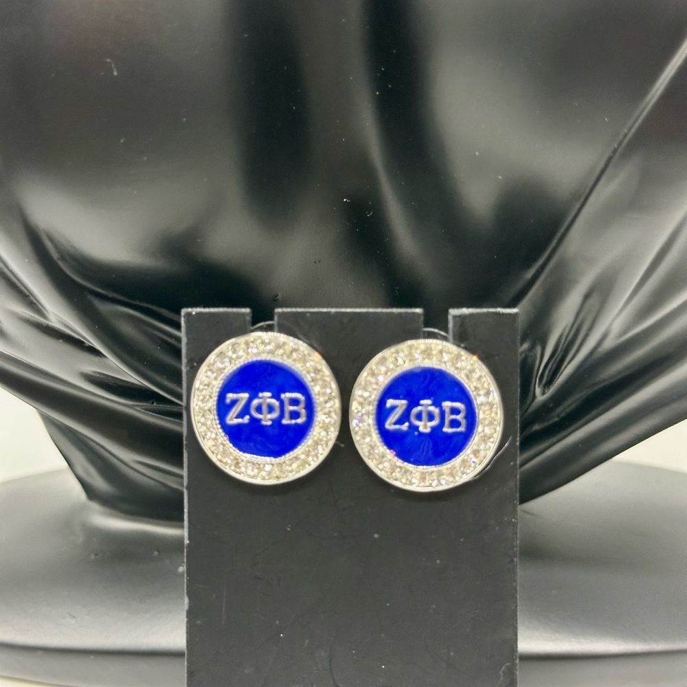 Zeta Phi Beta Stud Earrings